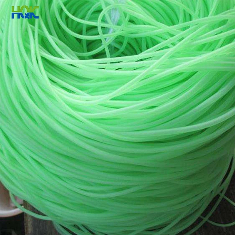Glow in the dark silicone tube flexible rubber luminous hose fluorescent tubing